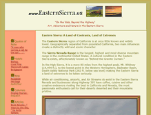 Tablet Screenshot of easternsierra.us